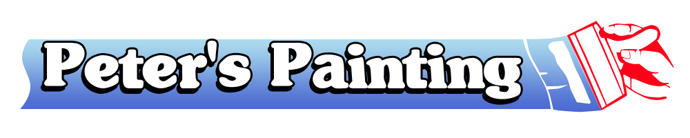 Peter's Painting logo: A vibrant paintbrush forming the letter 'P' with splashes of colorful paint